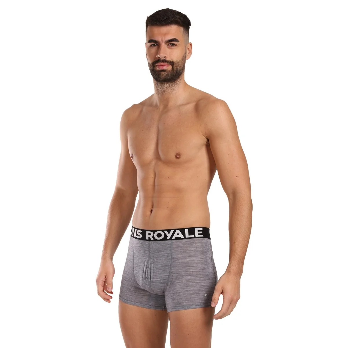 Mons Royale Pánské boxerky šedé (100087-2169-710) XXL 