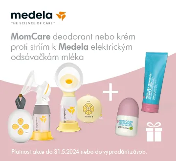 Medela odsávačka + NAVÍC MomCare deodorant (květen 2024)
