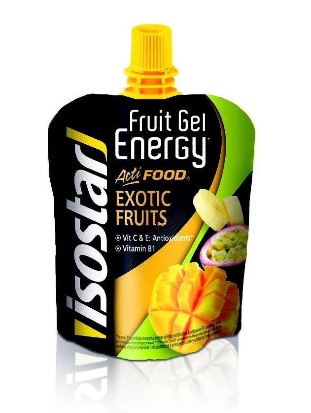 Isostar Actifood Energetický gel exotické ovoce 90 g