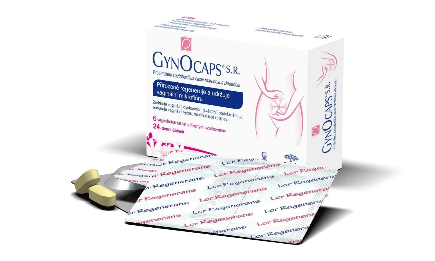 Gynocaps S.R. 6 vaginálních tablet