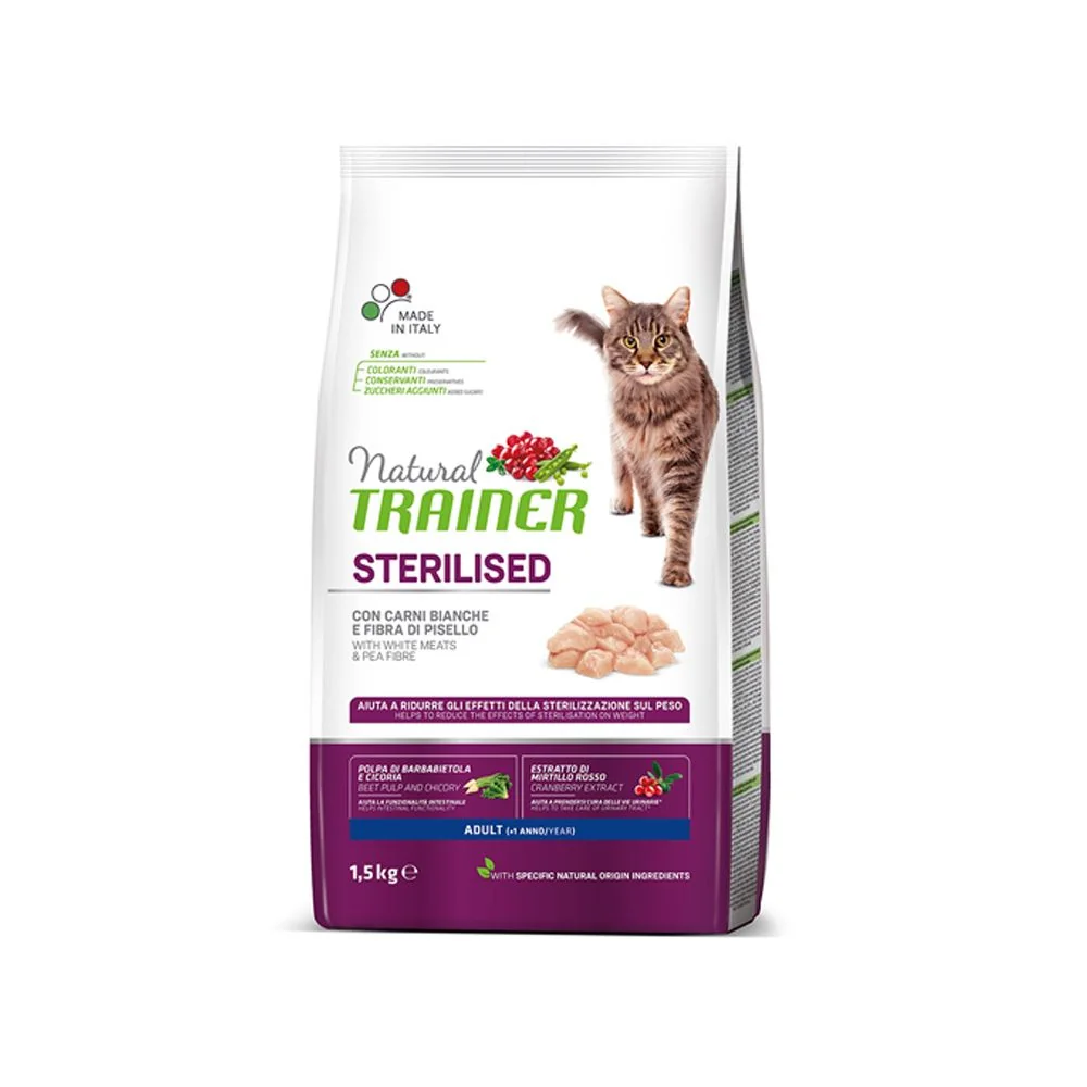 Natural Trainer Sterilised drůbeží maso granule 1,5 kg