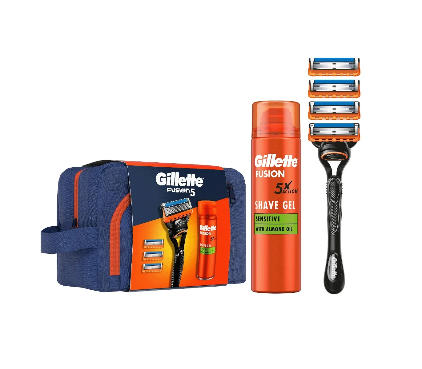 Gillette Fusion5 dárková sada v tašce