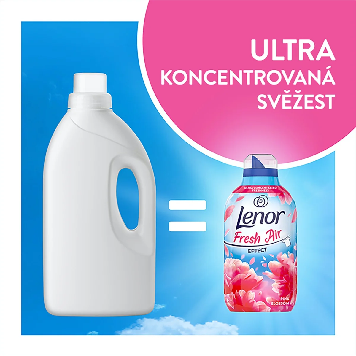 Lenor Fresh Air Aviváž Pink Blossom 770 ml 55 praní