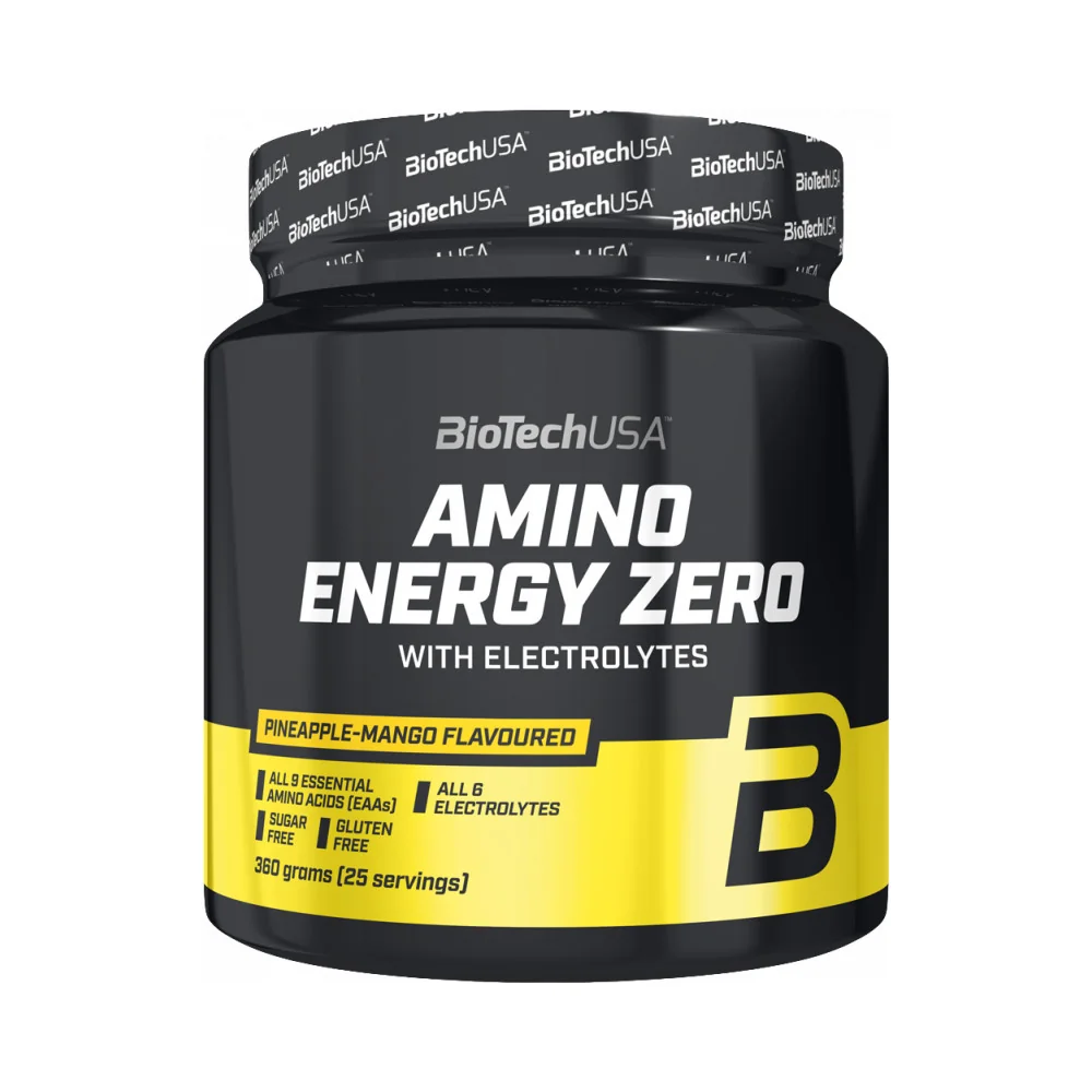 BioTech USA Amino Energy Zero s elektrolyty 360g - broskvový čaj