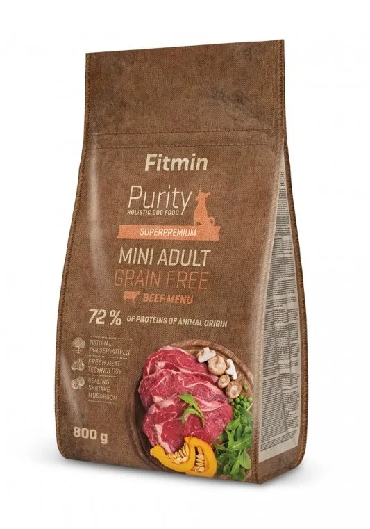 Fitmin Purity Mini Beef Grain Free krmivo pro malé psy 800 g