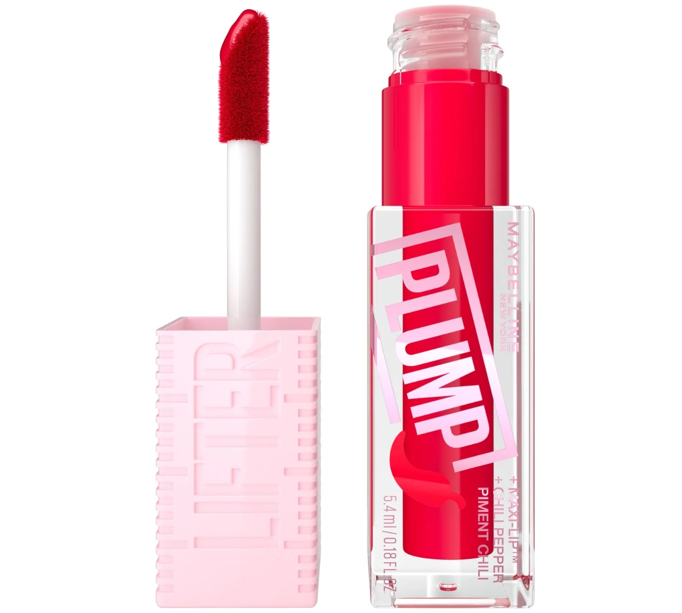 Maybelline Lip Lifter Plump Chili 004 Red Flag lesk na rty 5,4 ml