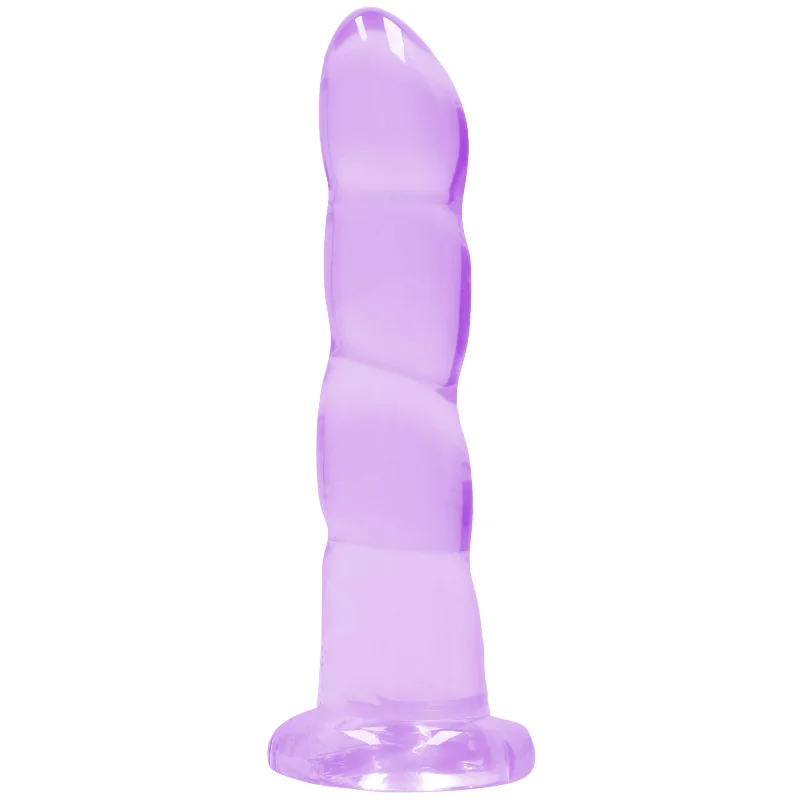 RealRock Dildo s přísavkou Majestic 17 cm,  fialové