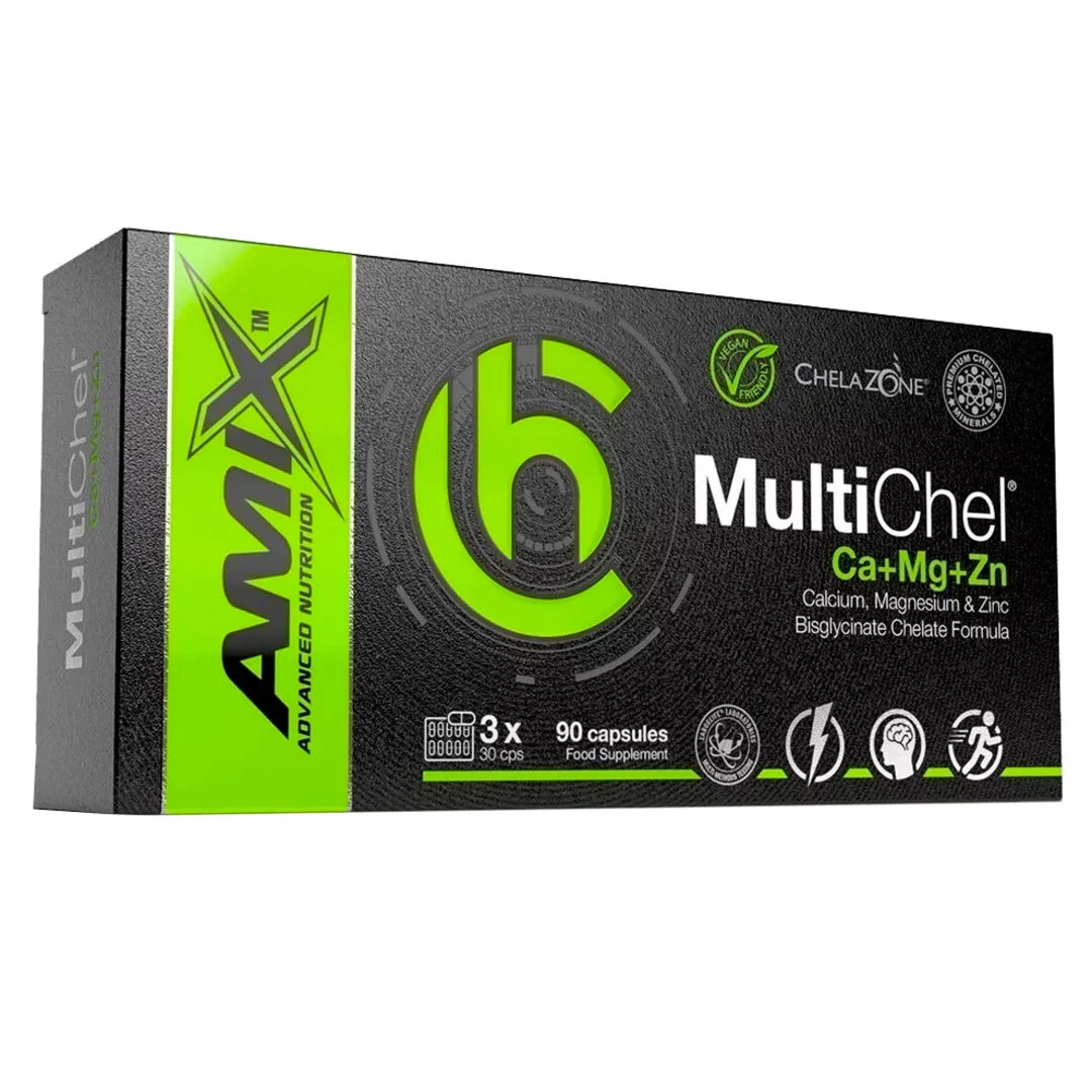 Amix Nutrition ChelaZone® MultiChel® Ca+Mg+Zn - 90 kapslí