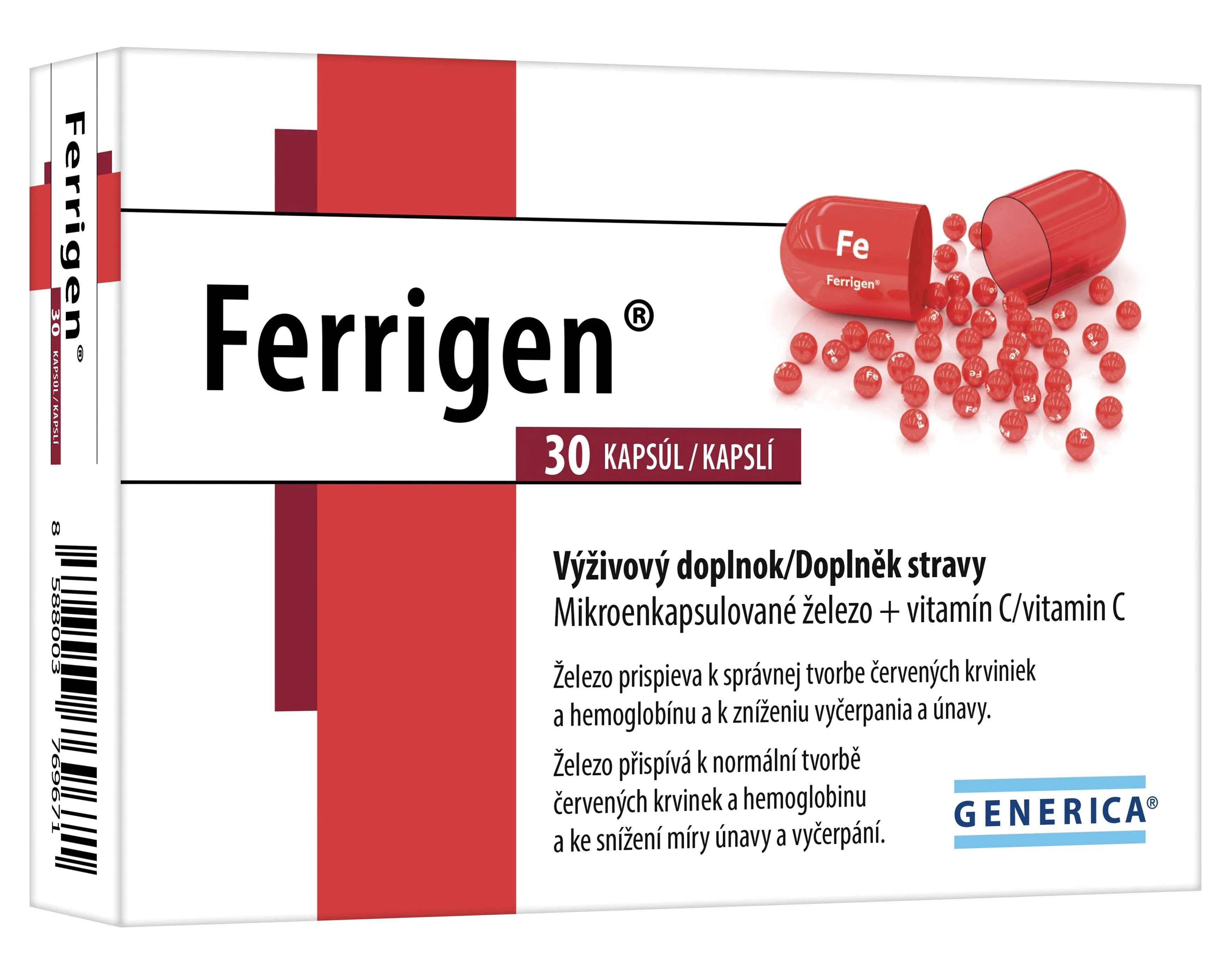 Generica Ferrigen 30 kapslí