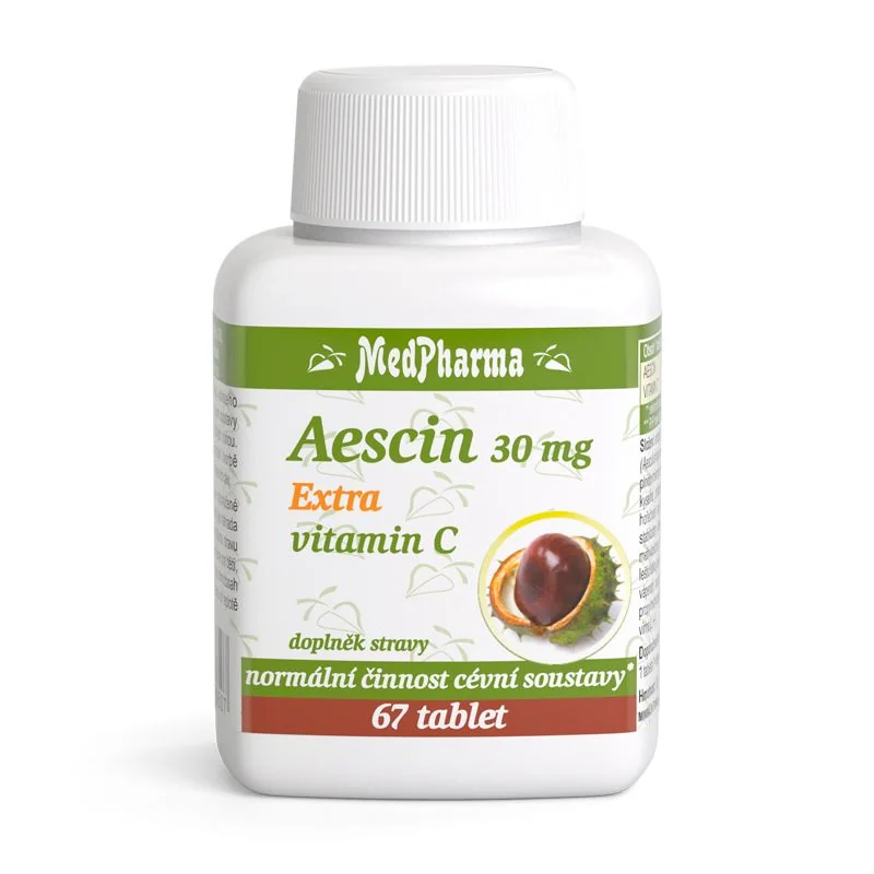 MedPharma Aescin 30 mg Extra vitamin C 67 tablet