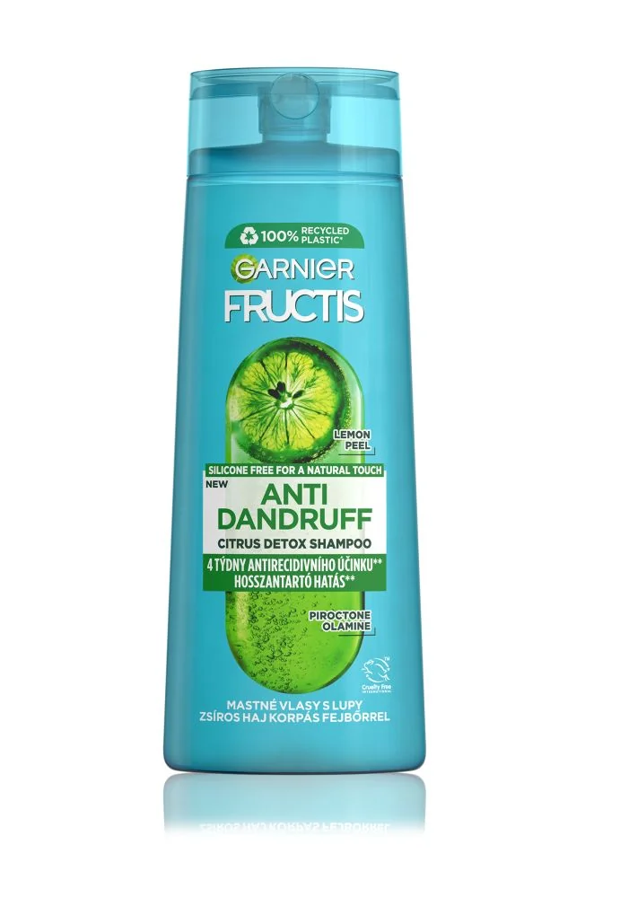 Garnier Fructis Antidandruff Lemon šampon na mastné vlasy s lupy 250 ml