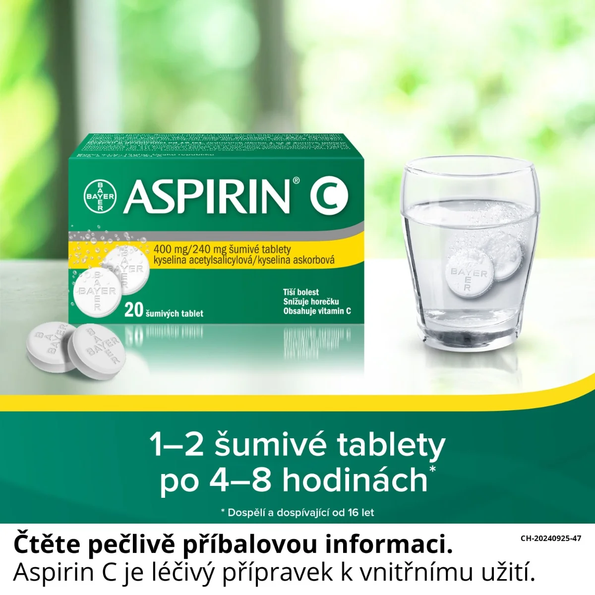 Aspirin C 20 šumivých tablet