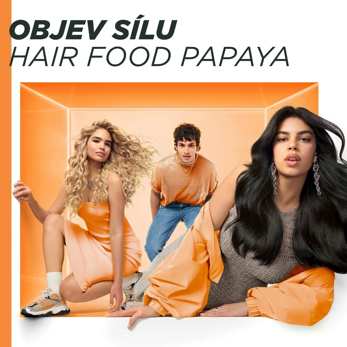 Garnier Fructis Hair Food Papaya regenerační maska pro poškozené vlasy 400 ml