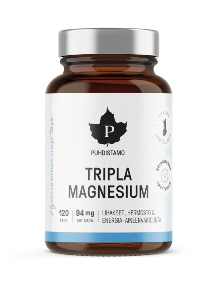 Puhdistamo Triple Magnesium 120 kapslí