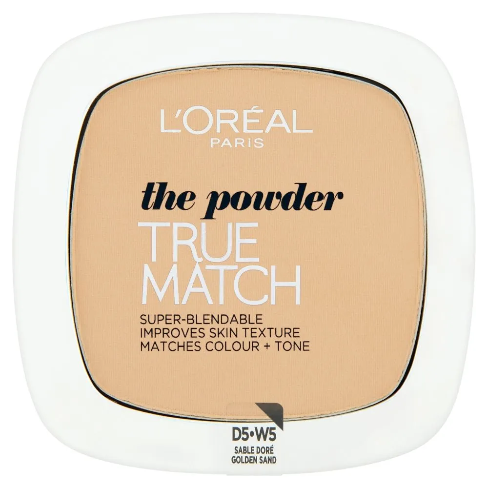 Loréal Paris True Match Golden Sand W5 kompaktní pudr 9 g
