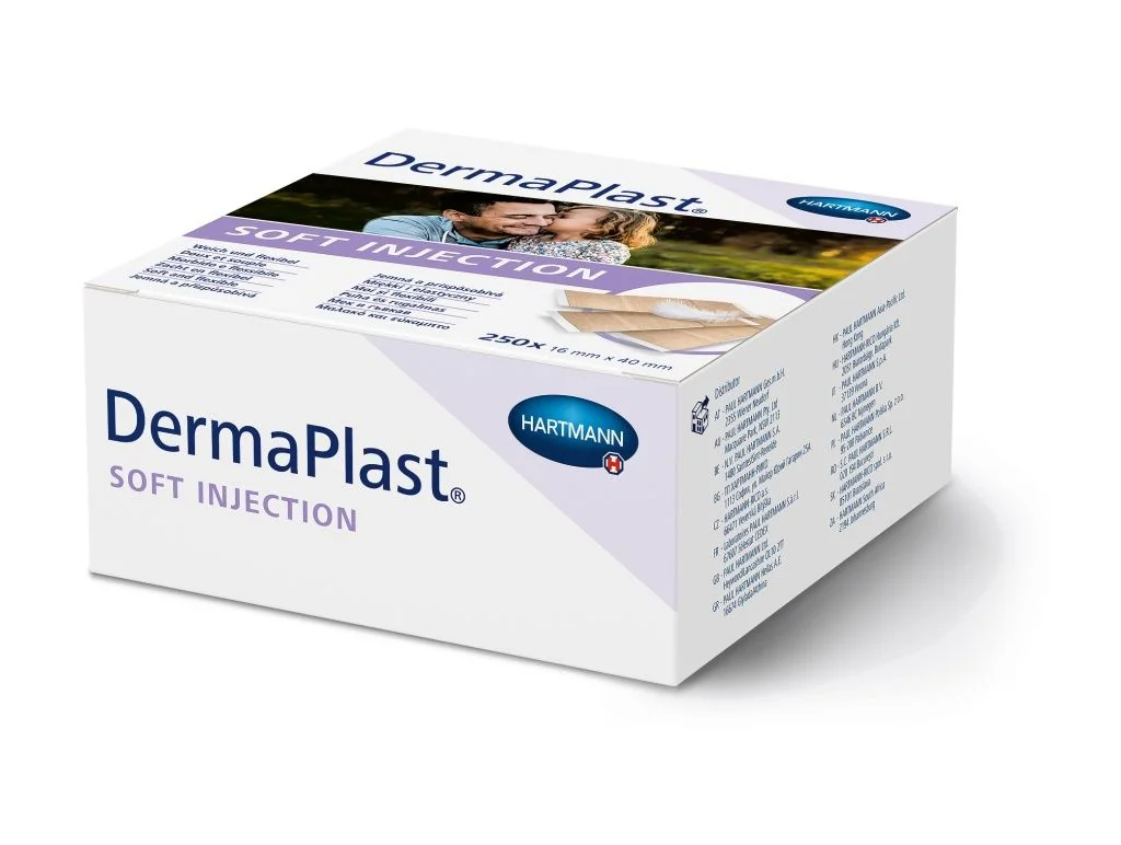 Dermaplast Soft injection 16 x 40 mm náplast 250 ks