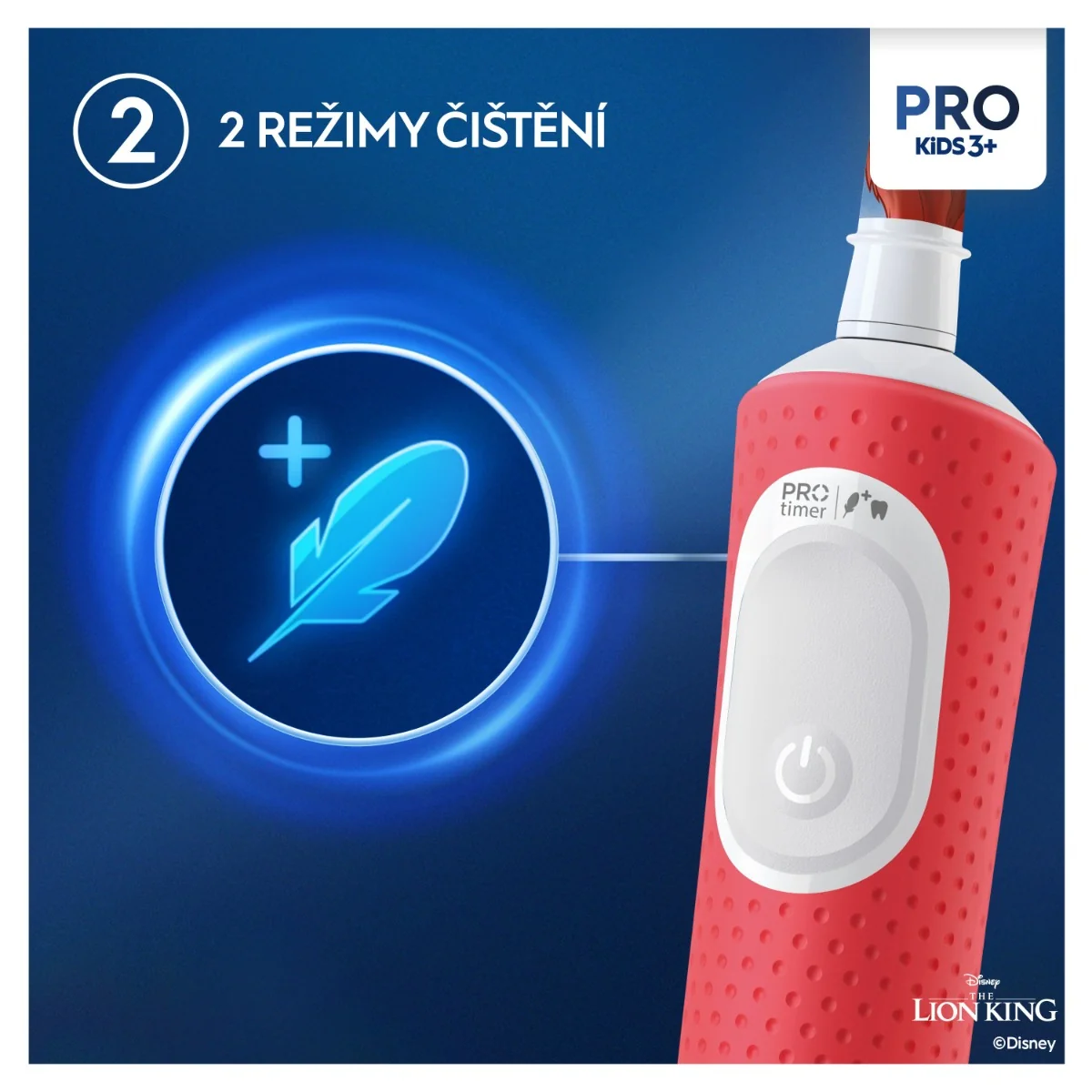 Oral-B Pro Kids Lví král elektrický zubní kartáček + pouzdro