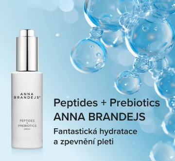 Peptides + Prebiotics ANNA BRANDEJS. Fantastická hydratace a zpevnění pleti.