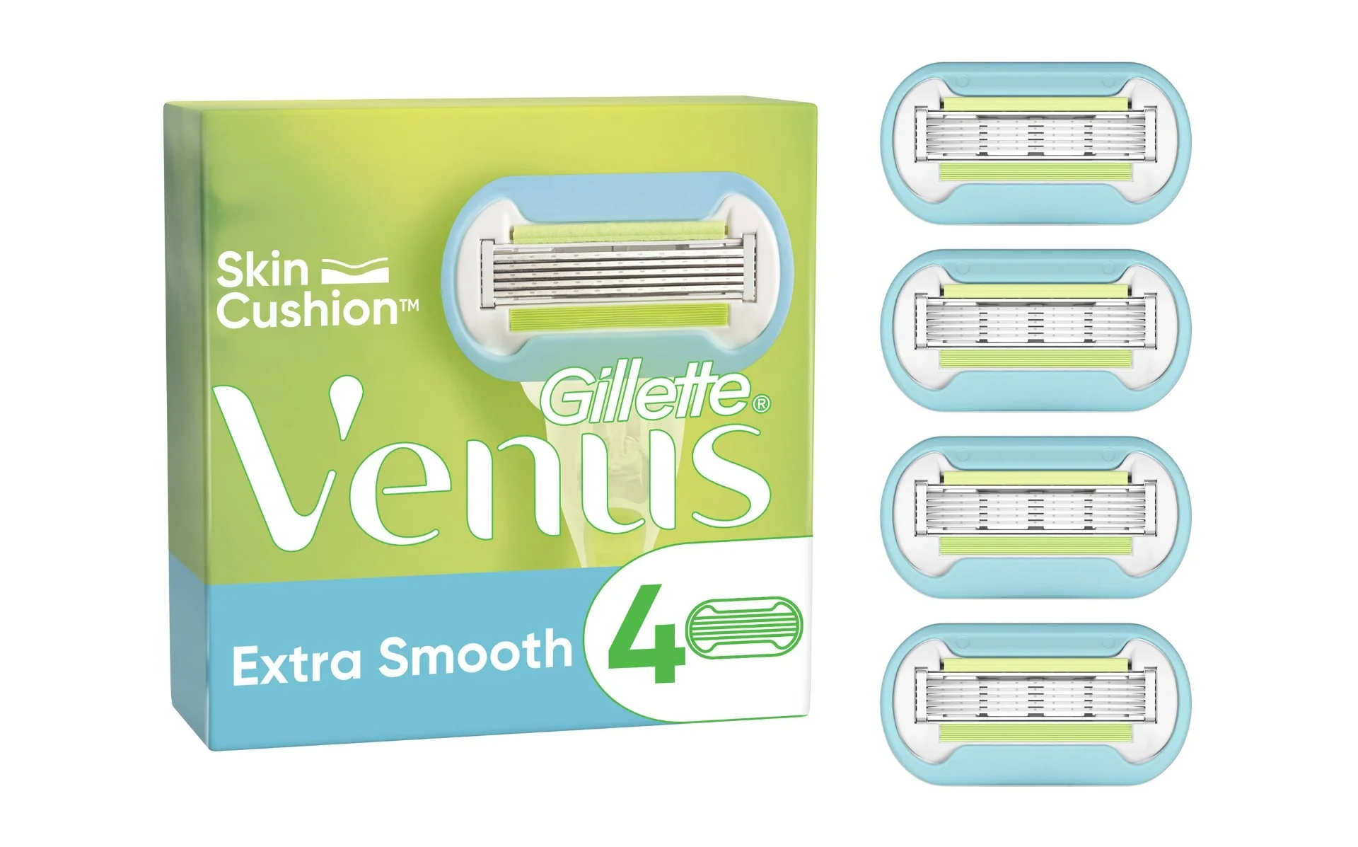 Gillette Venus Extra Smooth náhradní hlavice 4 ks