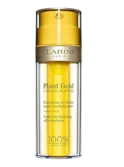 Clarins Plant Gold Nutri Revitalizing Oil Emulsion vyživující pleťový olej 2v1 35 ml