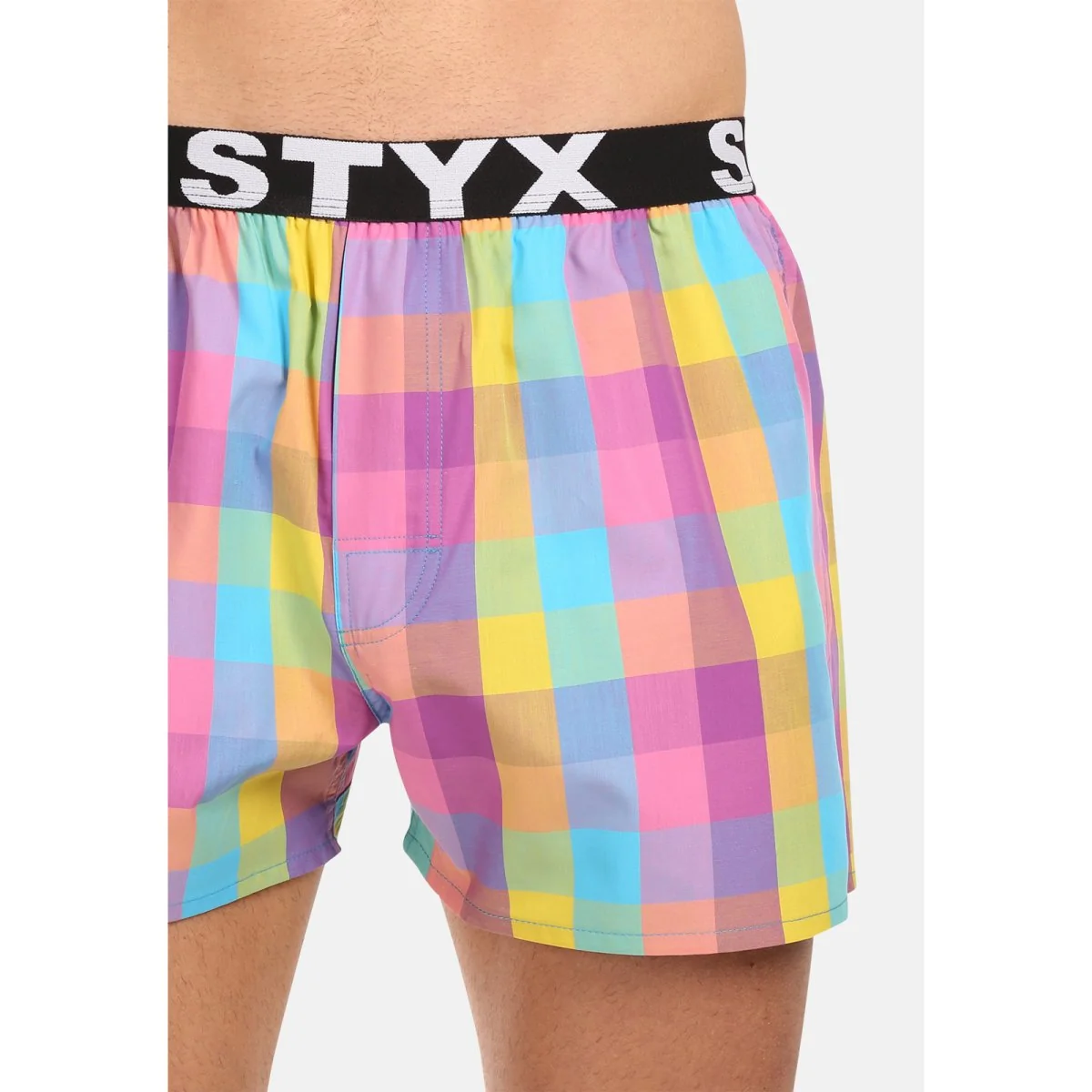 Styx 5PACK pánské trenky sportovní guma vícebarevné (5B102630) S 