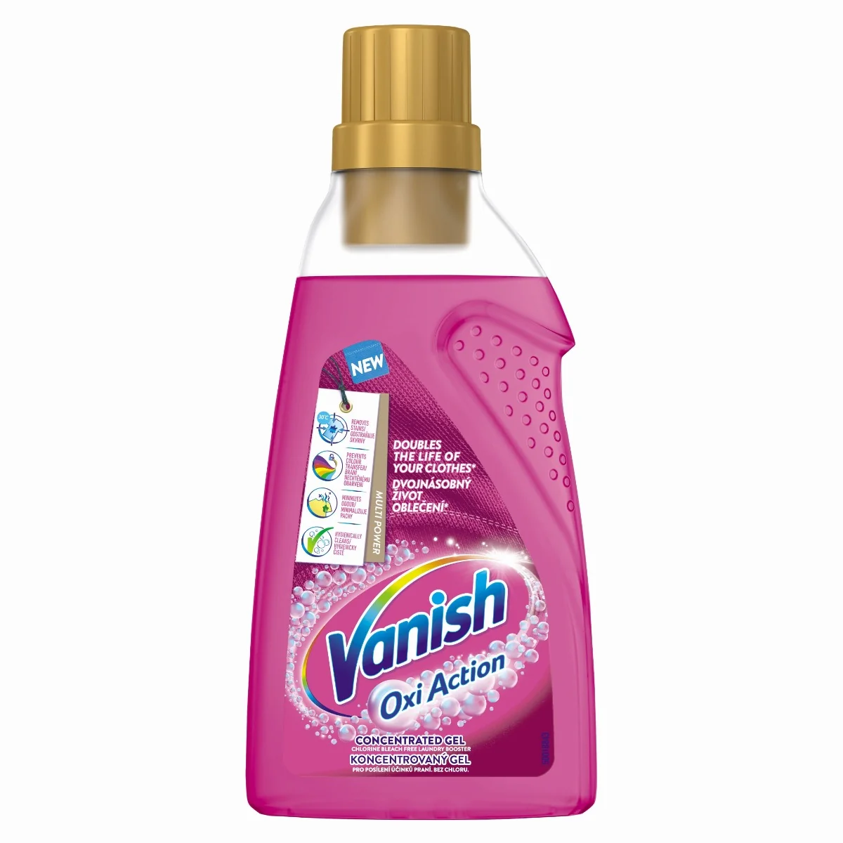 Vanish Oxi Action Gelový odstraňovač skvrn 750 ml