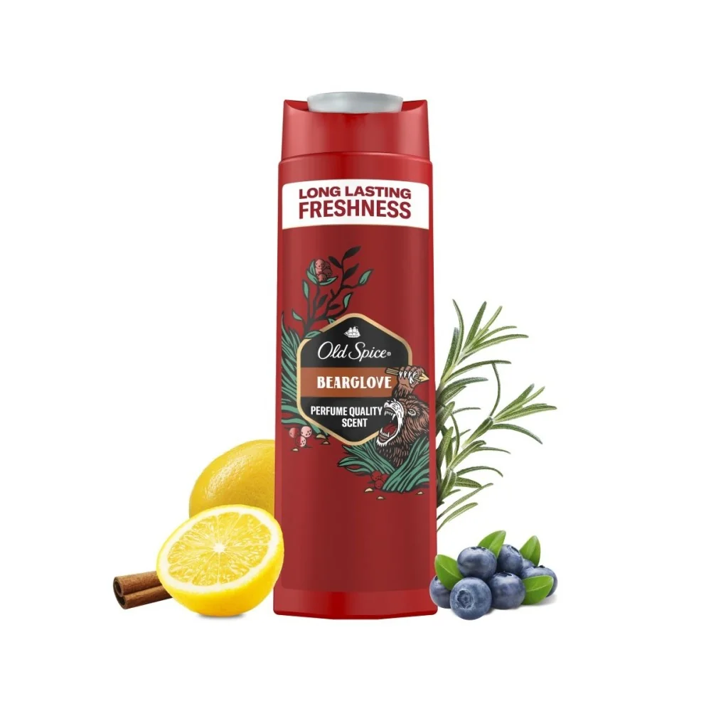 Old Spice Bearglove Pánský sprchový gel a šampon 400 ml