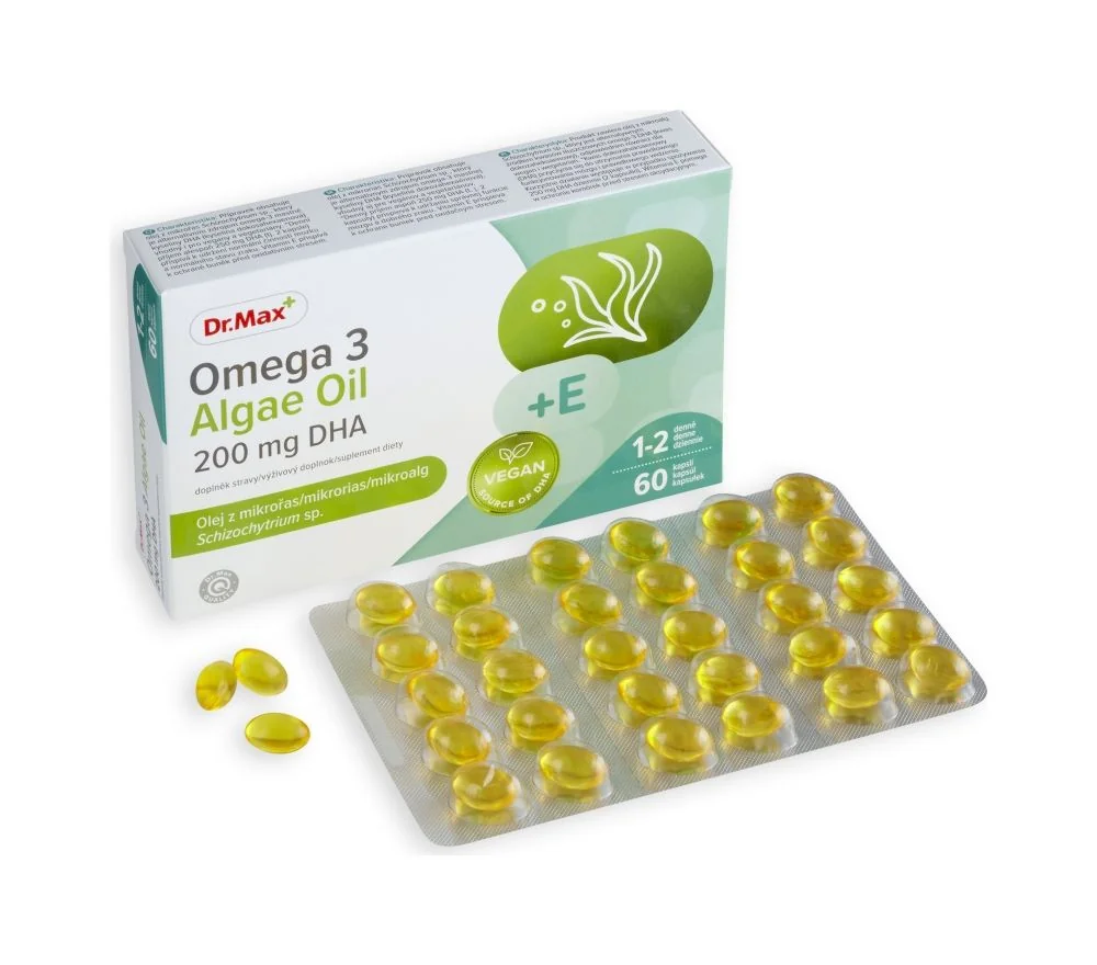 Dr. Max Omega 3 Algae Oil 60 kapslí