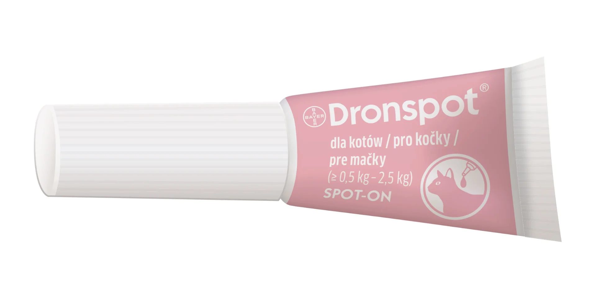 Dronspot 30 mg/7,5 mg pro malé kočky spot-on 2x0,35 ml 