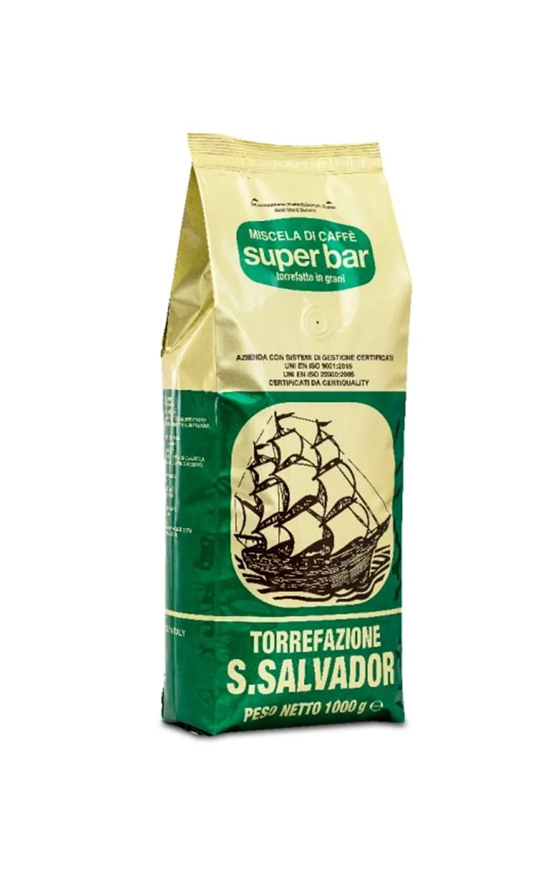 San Salvador Super Bar 1 kg Zrnková káva