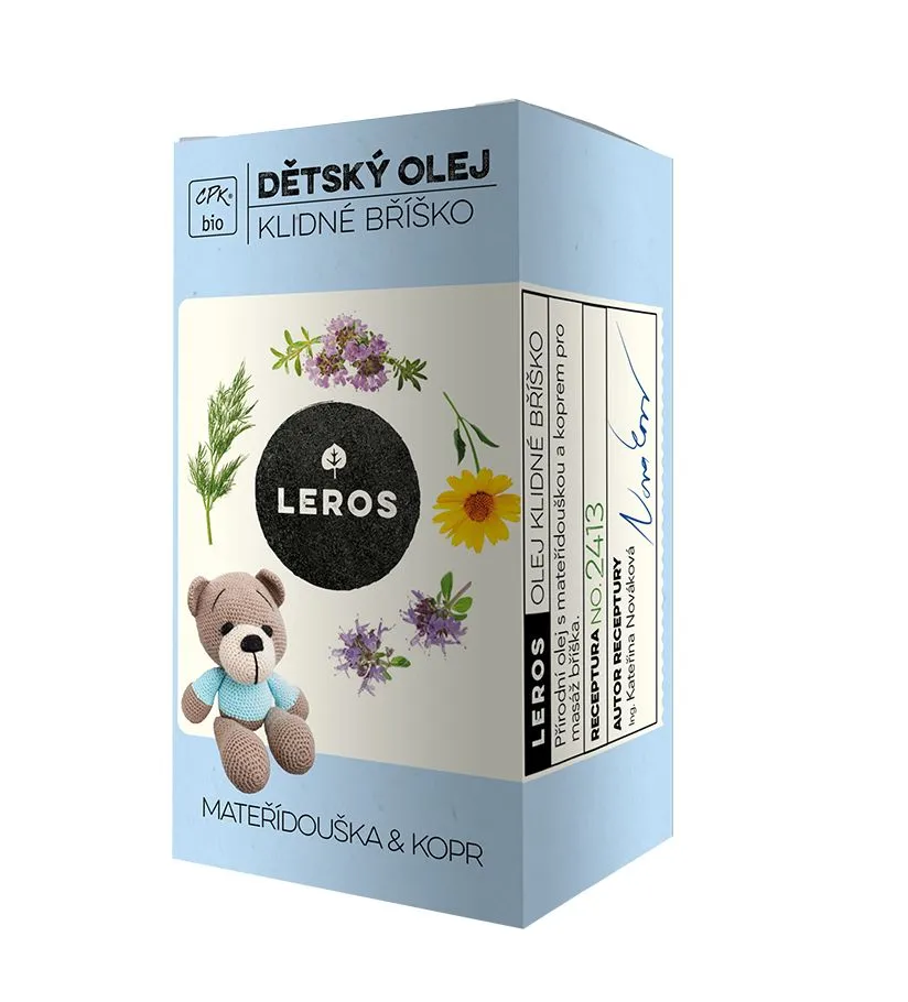 Leros Dětský olej klidné bříško 60 ml