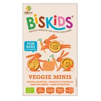 Biskids BIO dětské celozrnné mini sušenky s mrkví a dýní