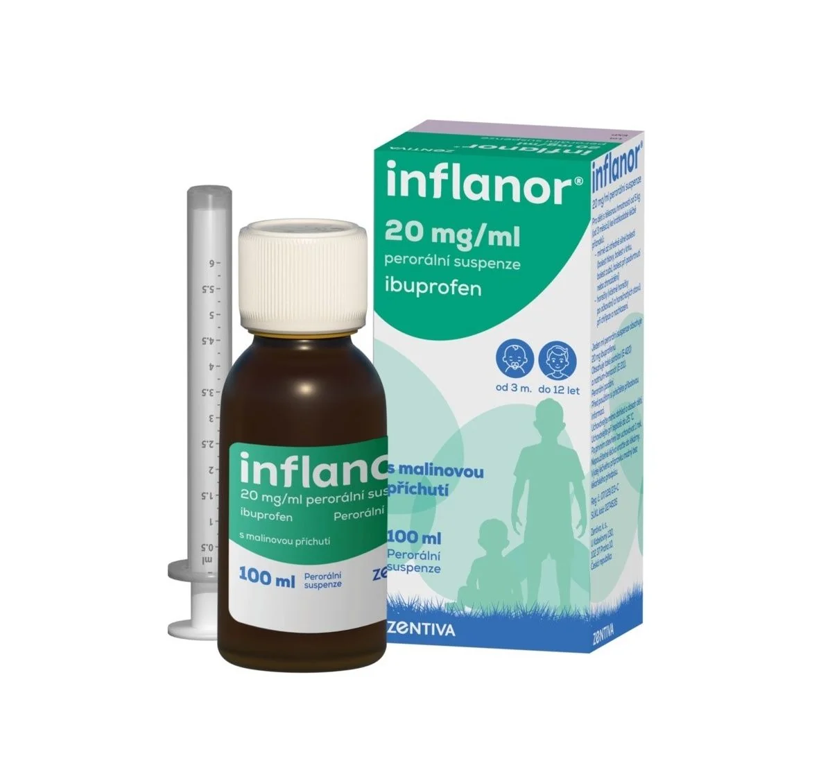 Inflanor 20 mg/ml perorální suspenze 100 ml