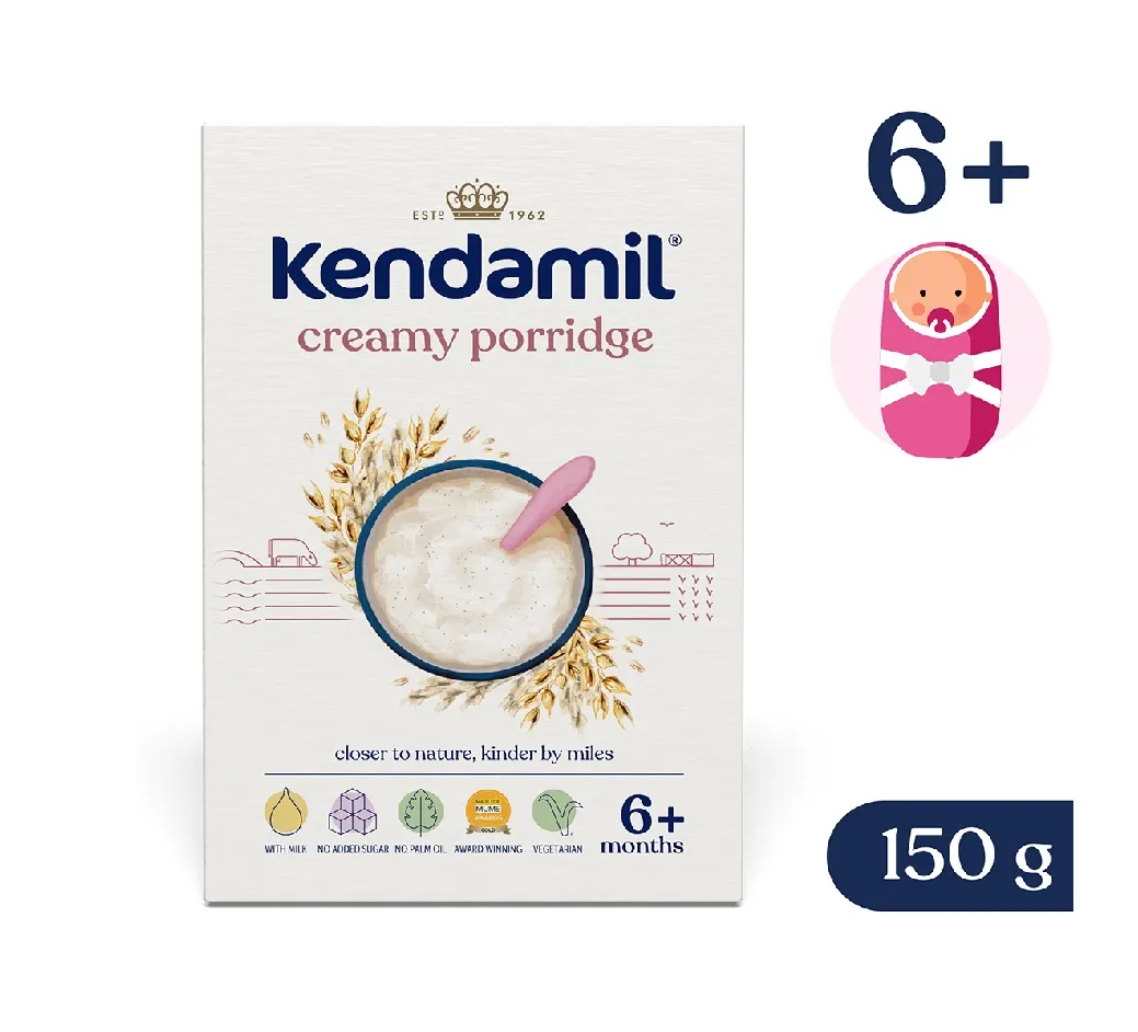 Kendamil Mléčná krémová ovesná kaše 6m+ 150 g