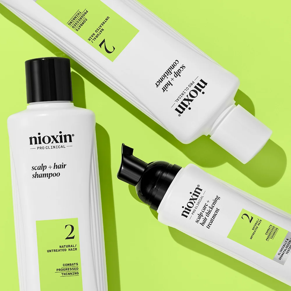 NIOXIN System 2 Scalp and Hair sada na vlasy se sklonem k vypadávání 3 ks