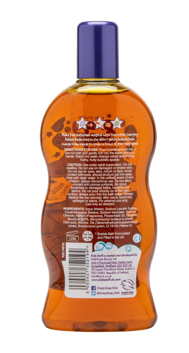 Kids Stuff Crazy Soap Pěna do koupele měnící barvu 300 ml