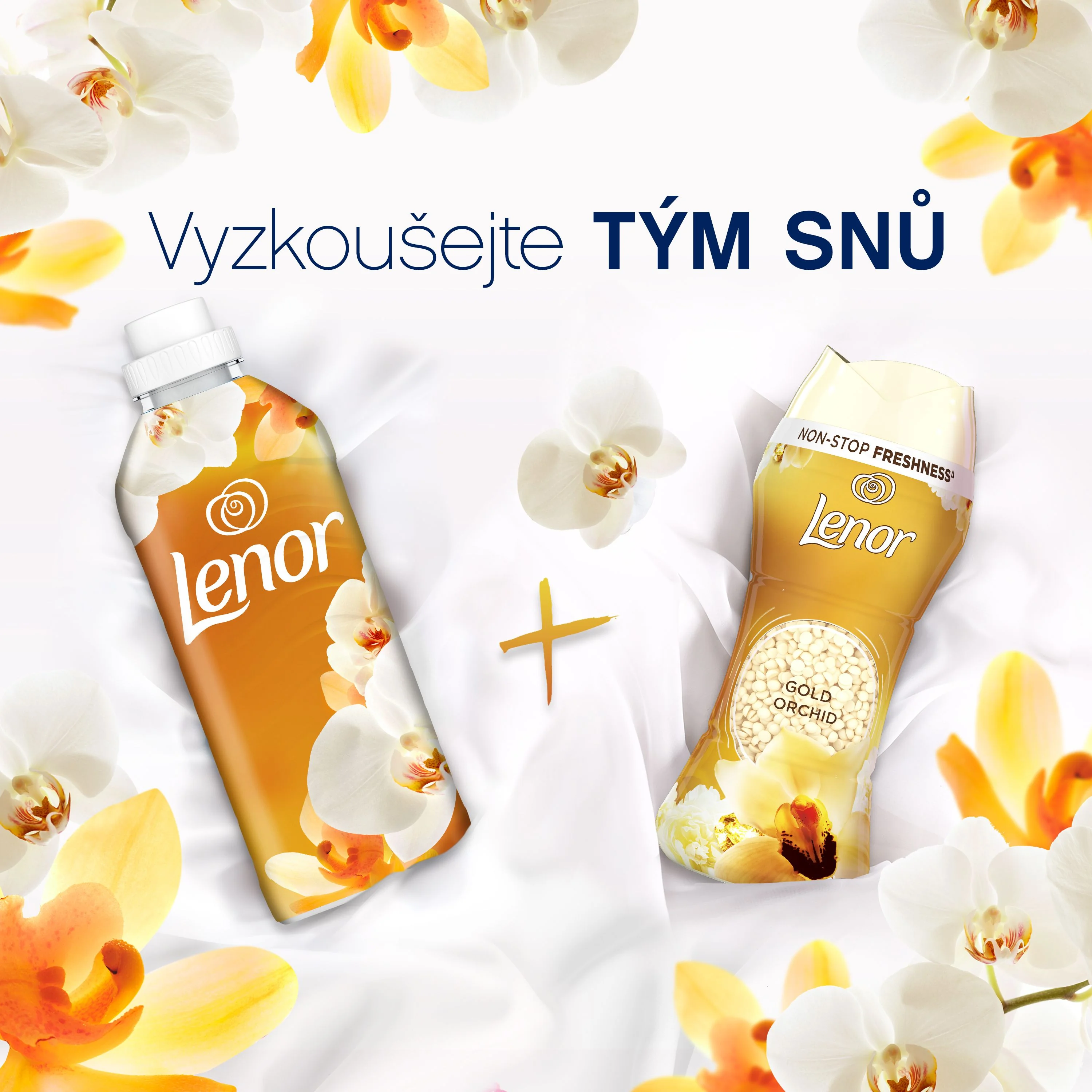 Lenor Aviváž Vanilla Orchid & Golden Amber 925 ml 37 praní