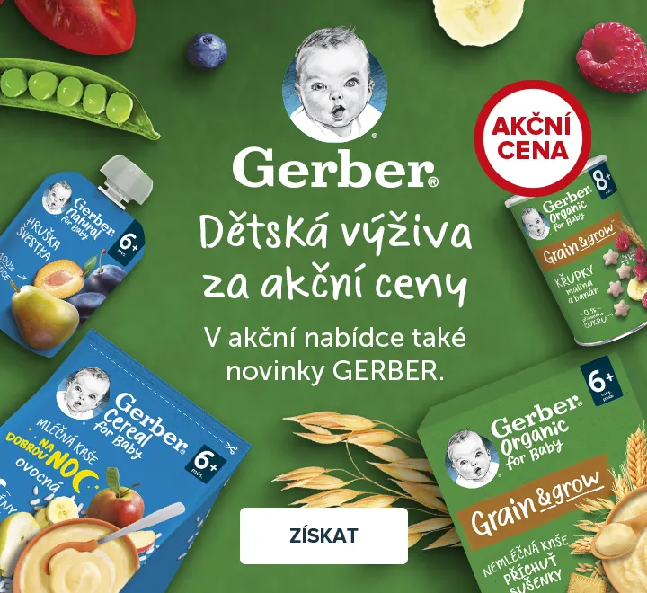 Gerber Akční cena (červen 2024)