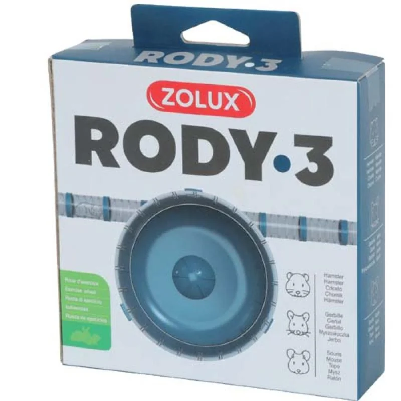 Zolux RODY3 tichý kolotoč modrý 140x85x140 