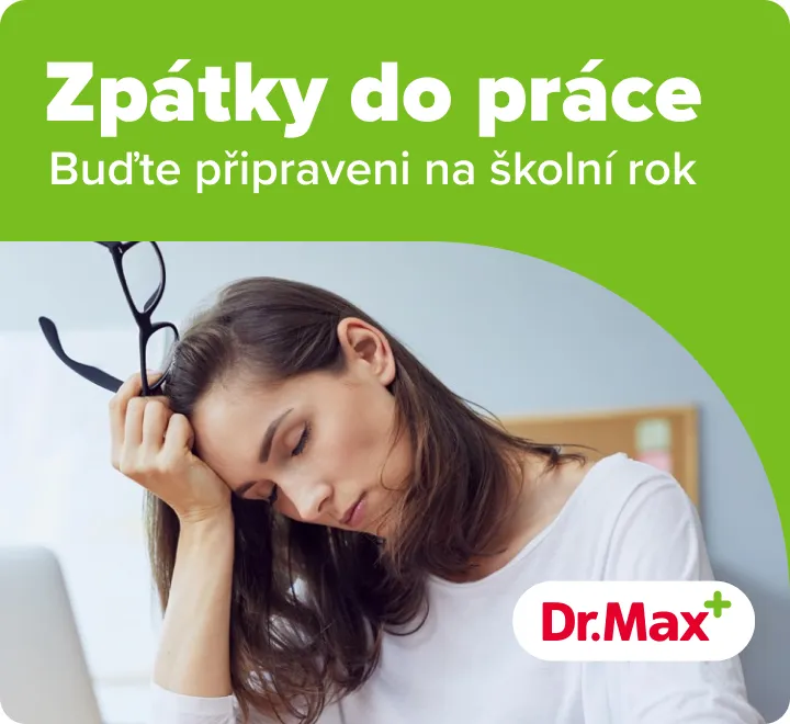 Zpátky do práce, buďte připraveni na školní rok s výhodnými nabídkami na e-shopu Dr. Max.