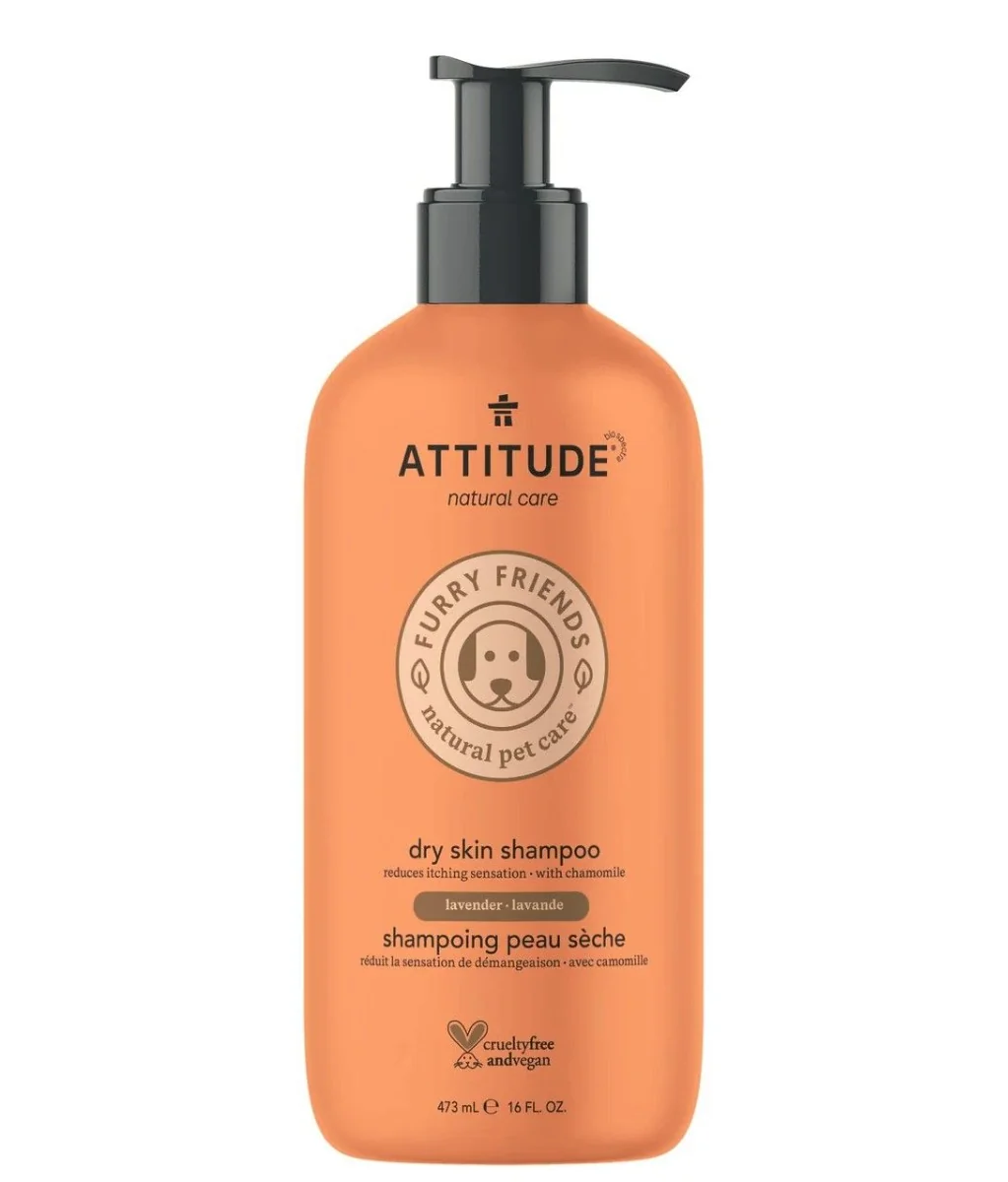 ATTITUDE Furry Friends Přírodní šampon pro zvířecí mazlíčky pro suchou srst 473 ml