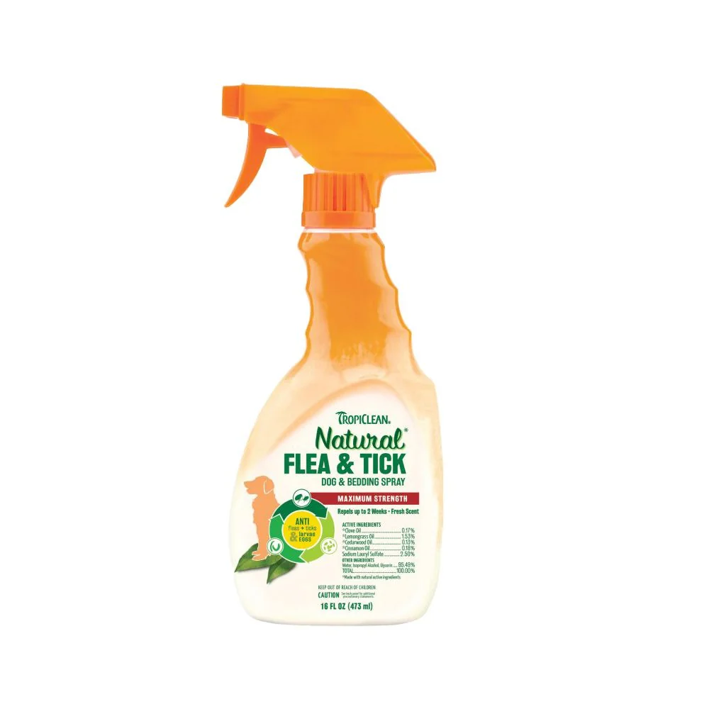 Tropiclean Sprej flea and tick pro psy 473 ml