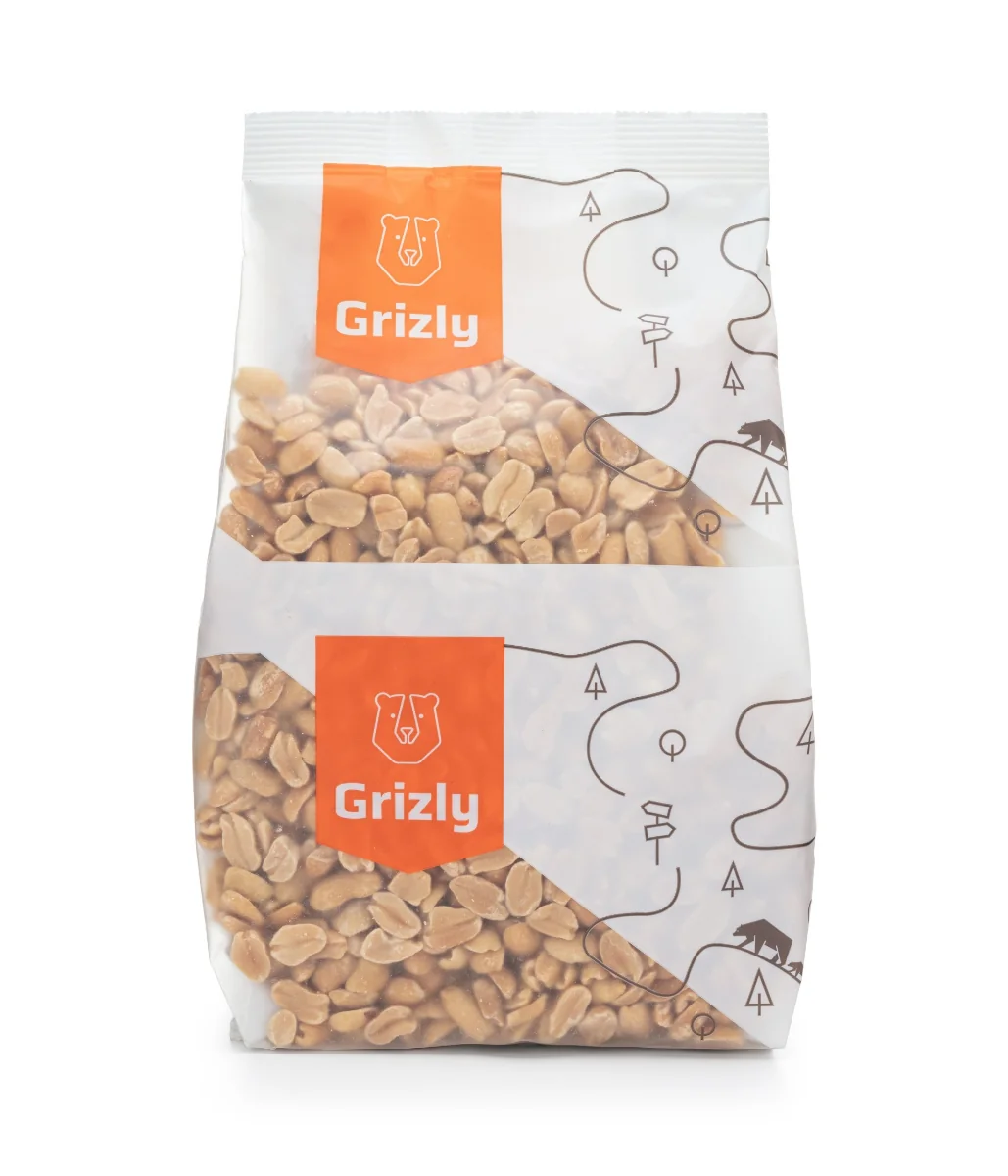 Grizly Pražené arašídy nesolené loupané 1000 g