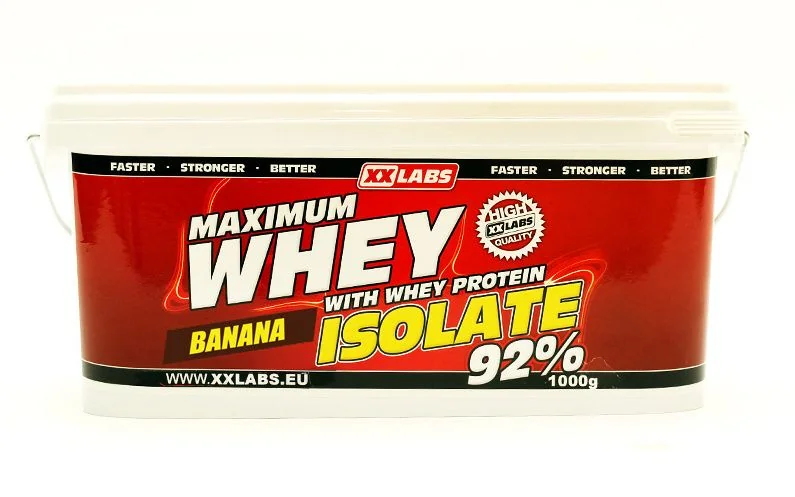 Xxlabs Maximum Whey Protein Isolate 92  banán 1000 g