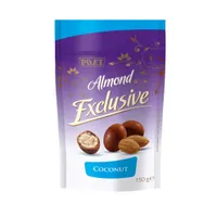 POEX Almond Exclusive Mandle v mléčné čokoládě s kokosem