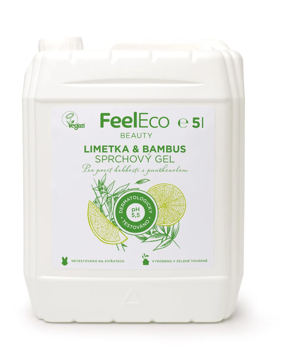 Feel Eco Sprchový gel Limetka & Bambus 5 l