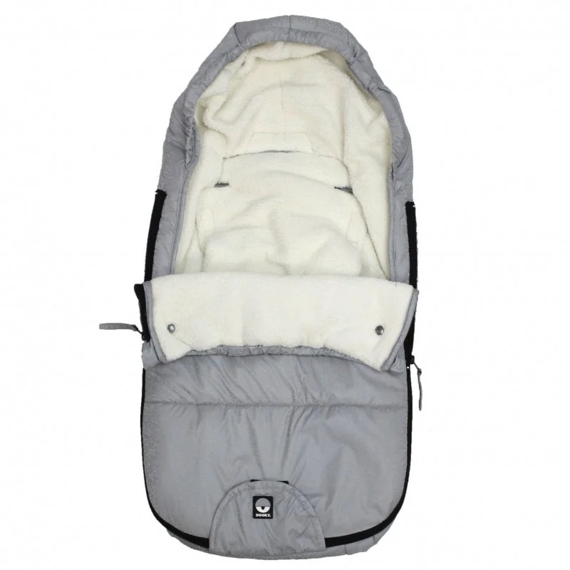 Dooky fusak Footmuff vel. S FROSTED Silver Sky 