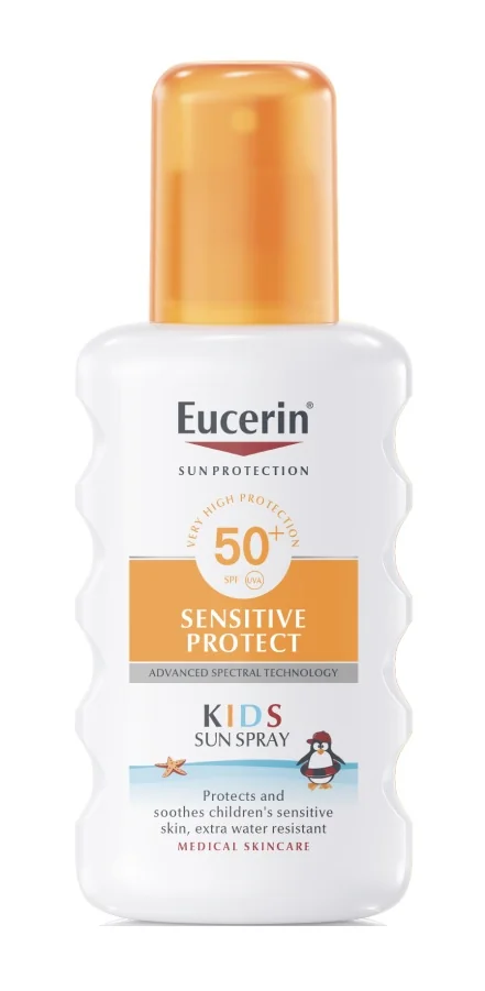 Eucerin SUN Sensitive Protect Kids SPF50+ dětský sprej na opalování 200 ml