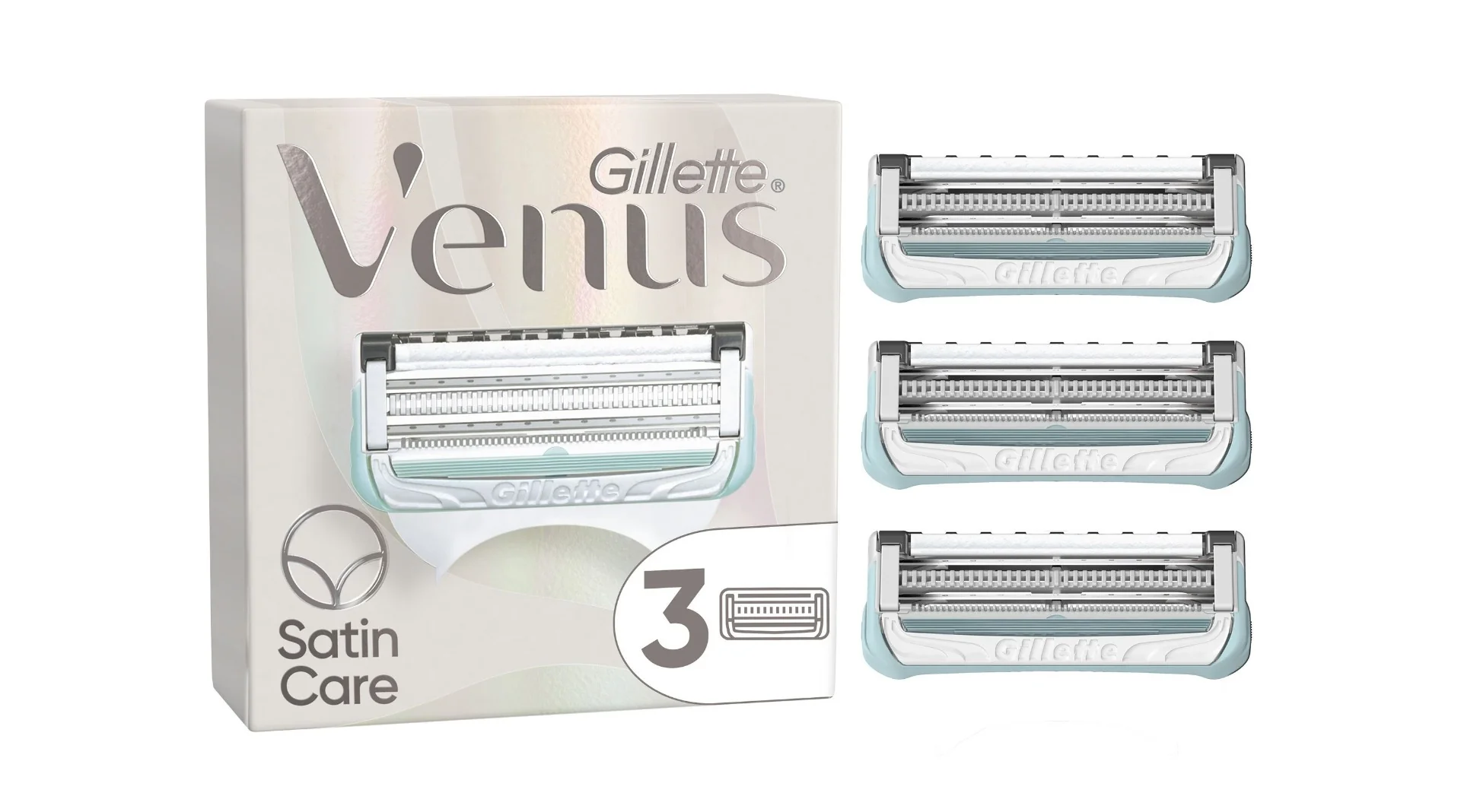 Gillette Venus Satin Care Bikini náhradní hlavice 3 ks