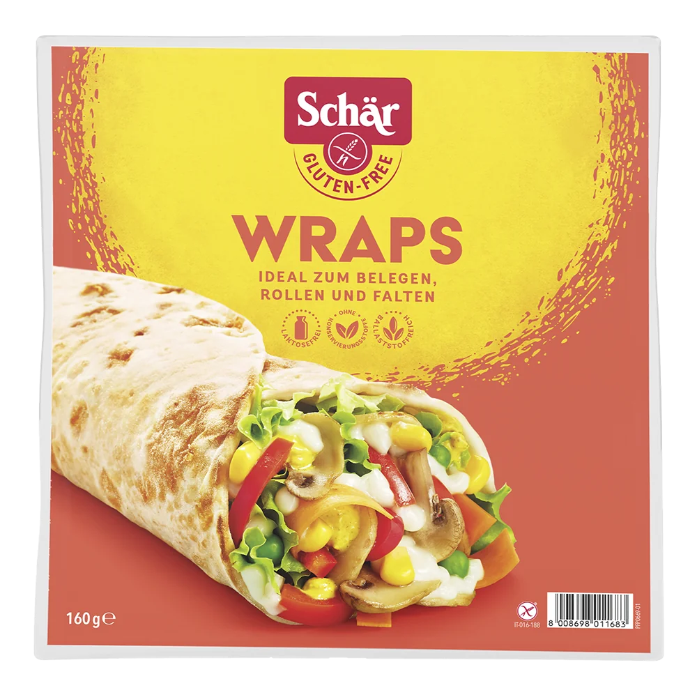 SCHÄR Wraps tortilla bez lepku 160 g